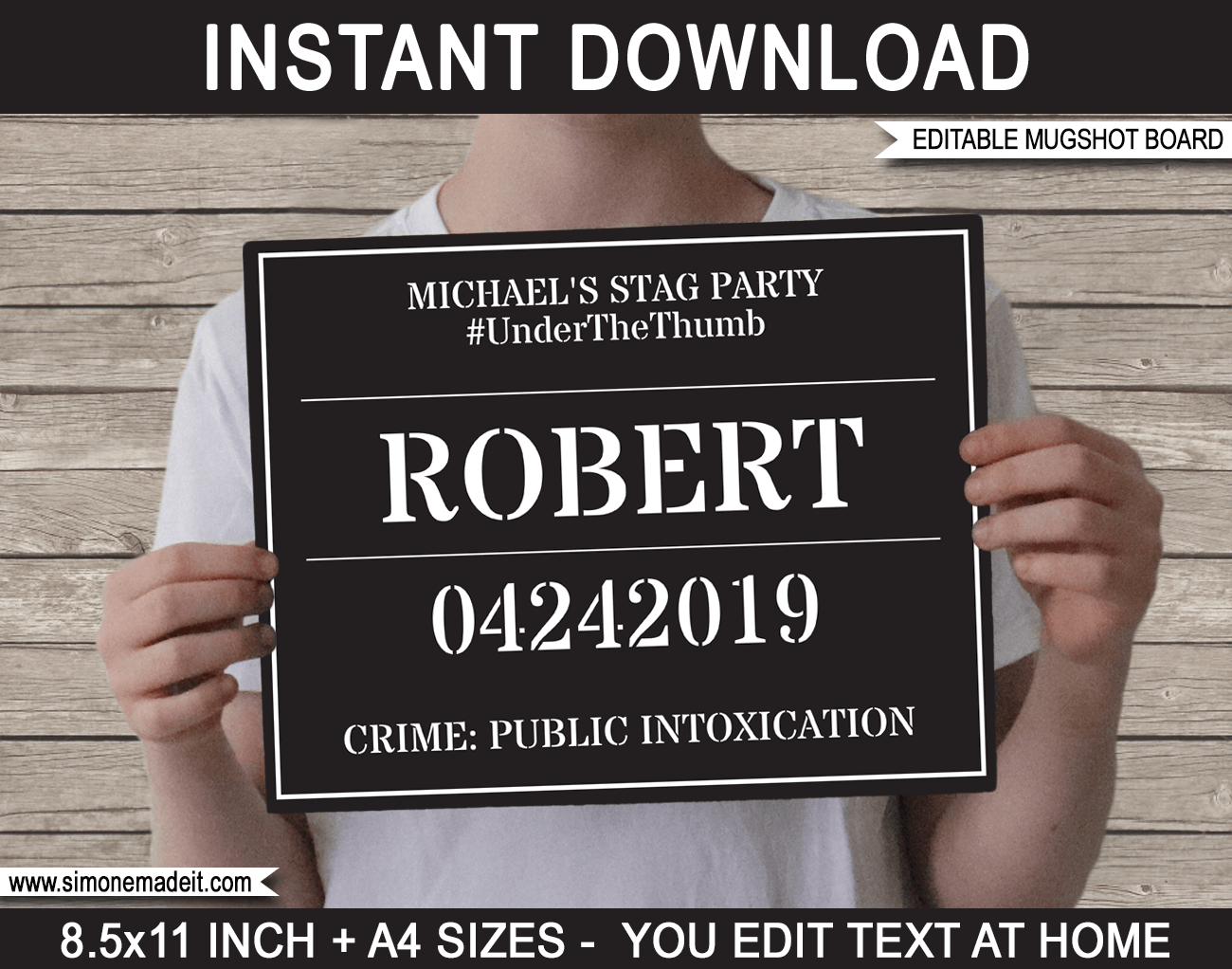 Free Printable Jail Sign Templates