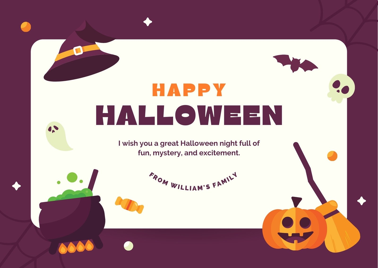 Page 8 Free Printable Editable Halloween Card Templates Canva
