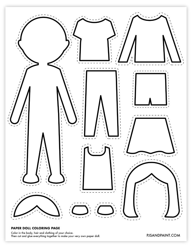 Paper Dolls To Shop Print