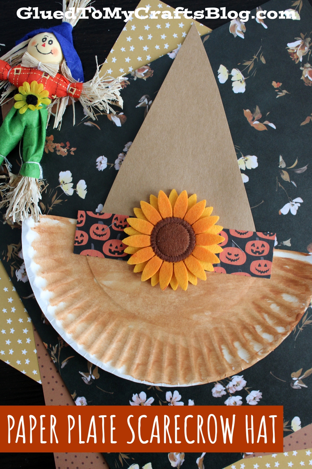 Paper Plate Scarecrow Hat Craft Idea For Fall Paper Plate Scarecrow Hat Craft Idea For Fall