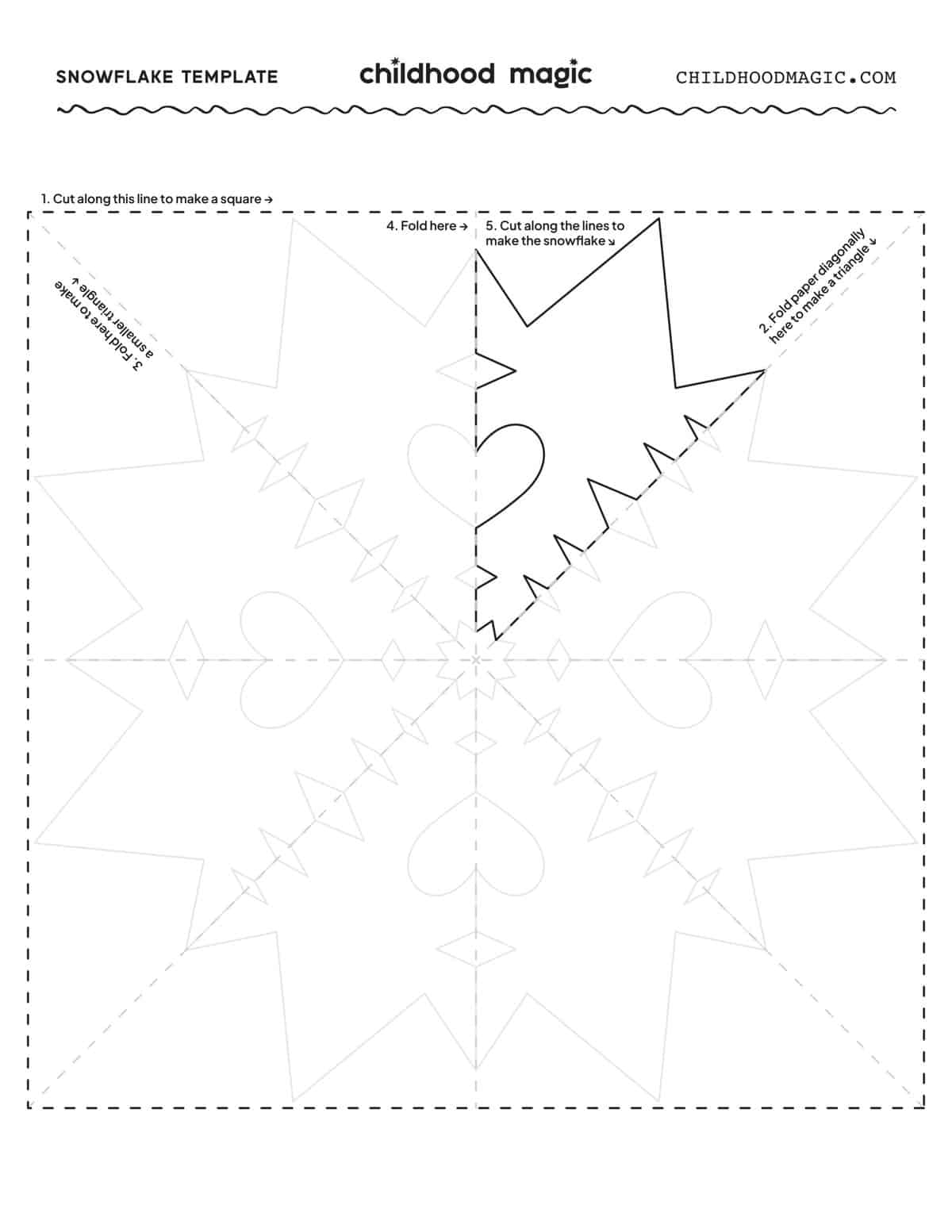 Free Printable 3D Snowflake Templates Free Printable 3D Snowflake Templates