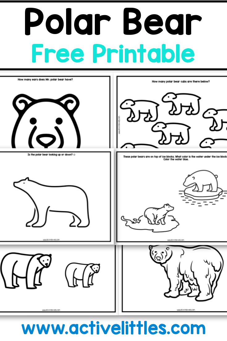 Free Printable Polar Bear Templates