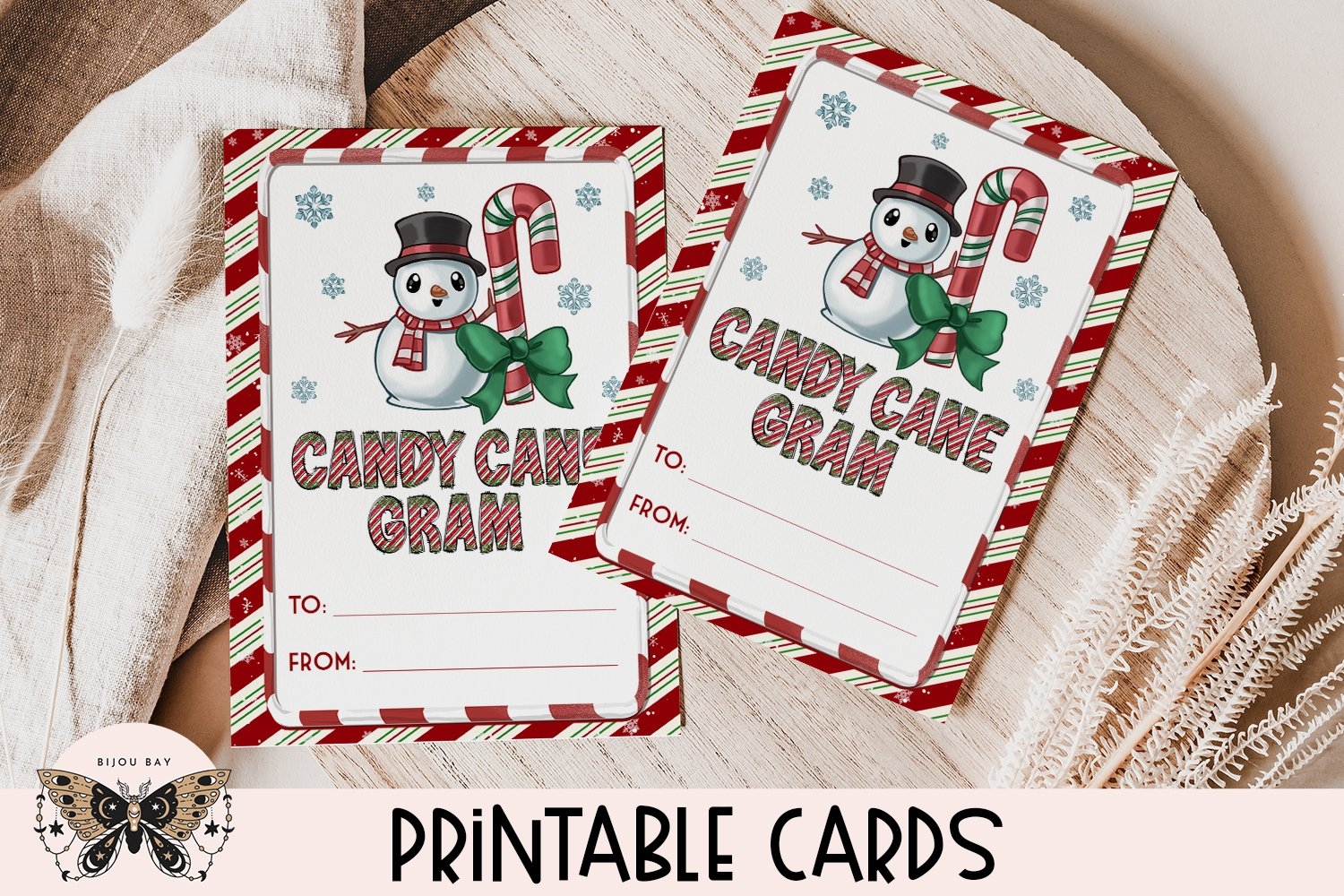 Free Printable Christmas Candy Gram Templates