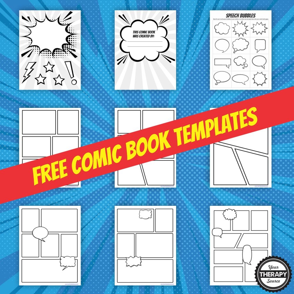 Free Comic Strip Templates Printable