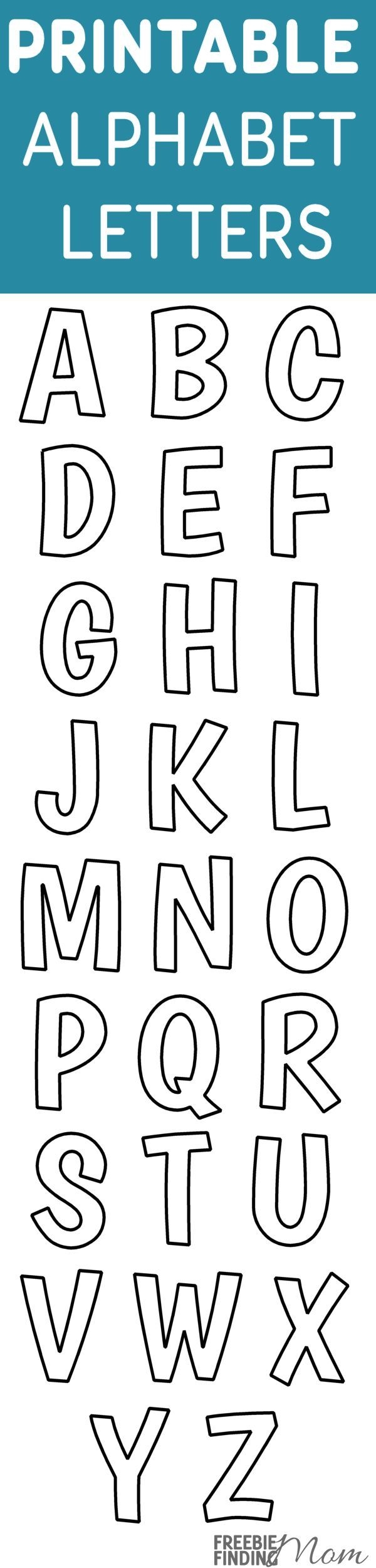 Templates Letters Alphabet Free Printable