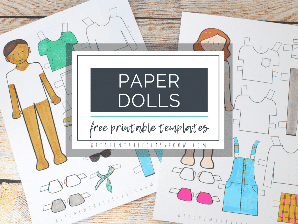 Printable Paper Doll Templates Free