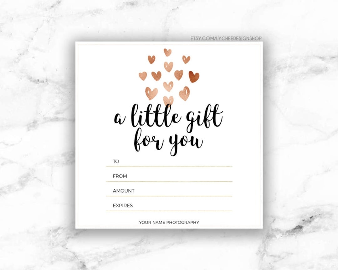 Printable Gift Certificates Templates Free