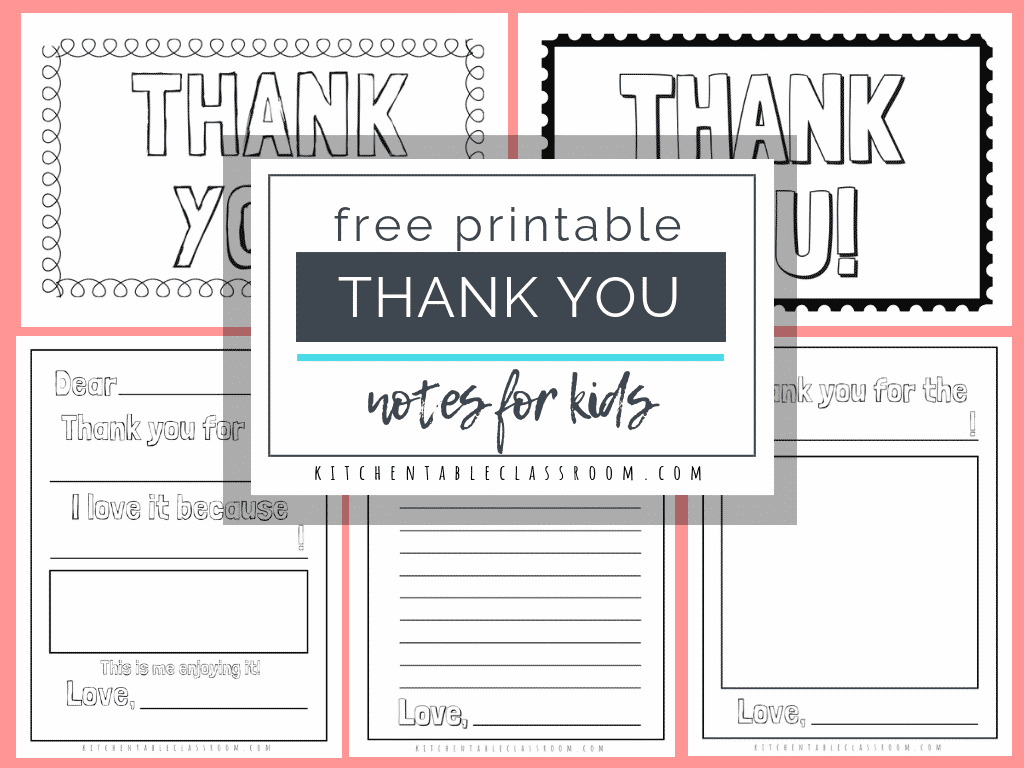 Thank You Card Templates Printable For Free