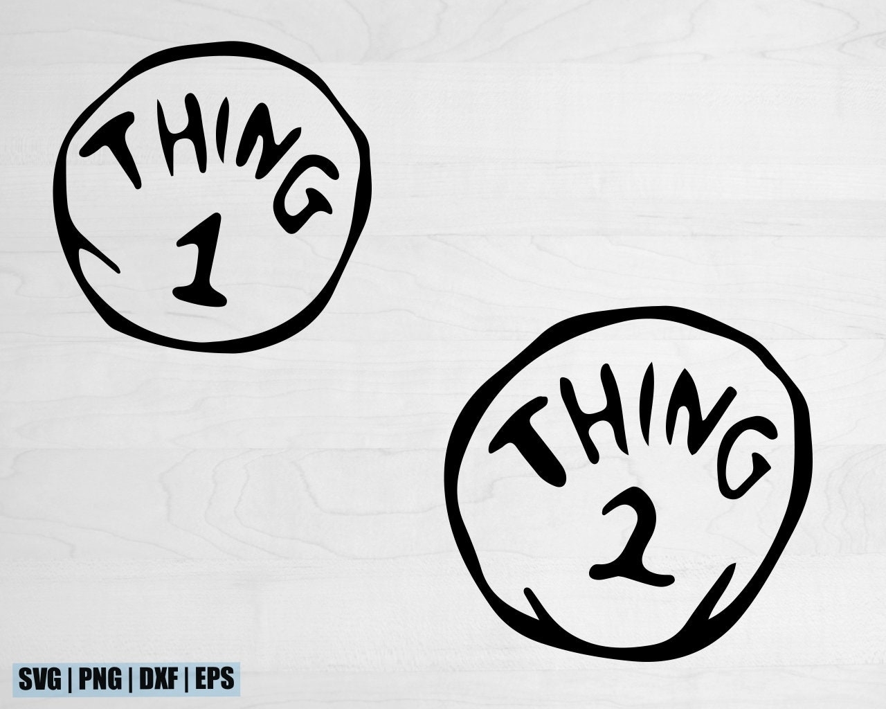 Thing 1 And Thing 2 Free Printable Templates