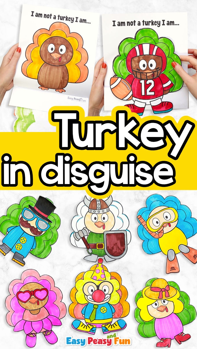 Free Printable Disguise Turkey Templates
