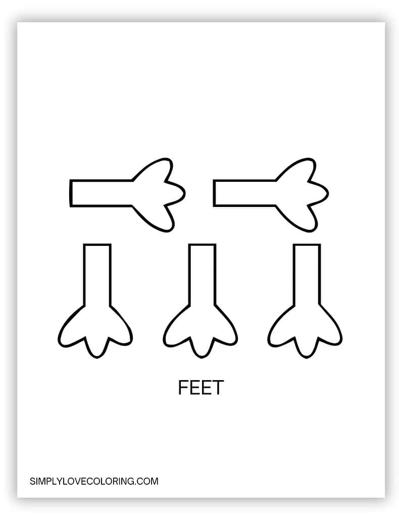 Turkey Templates Free PDF Printables Simply Love Coloring