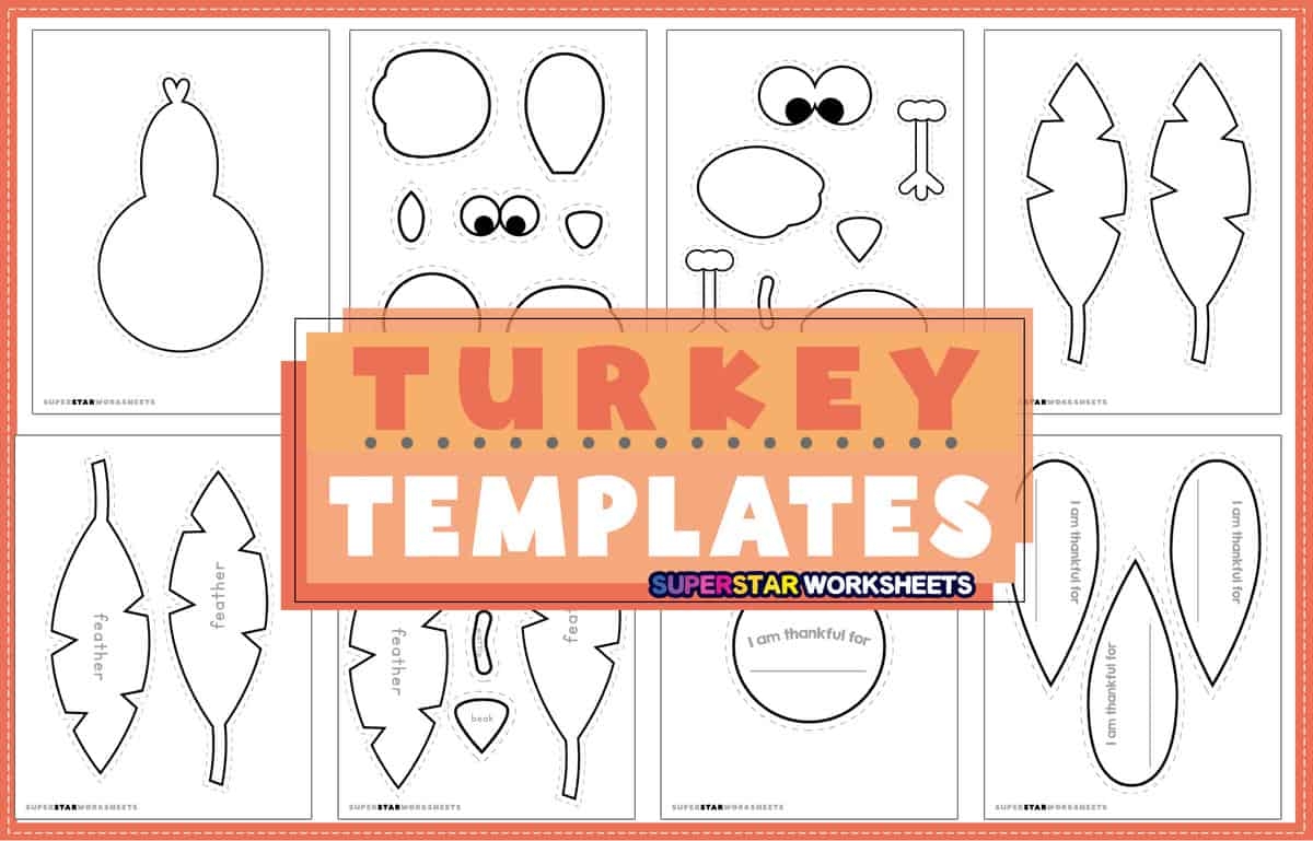 Free Printable Turkey Feet Templates