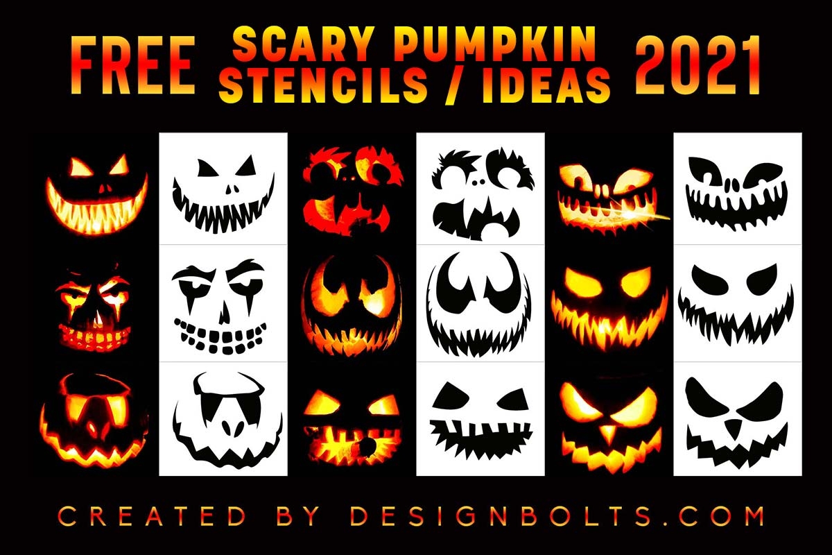 10 Free Scary Pumpkin Carving Stencils Ideas Templates Printable 2021 Designbolts 10 Free Scary Pumpkin Carving Stencils Ideas Templates Printable 2021 Designbolts