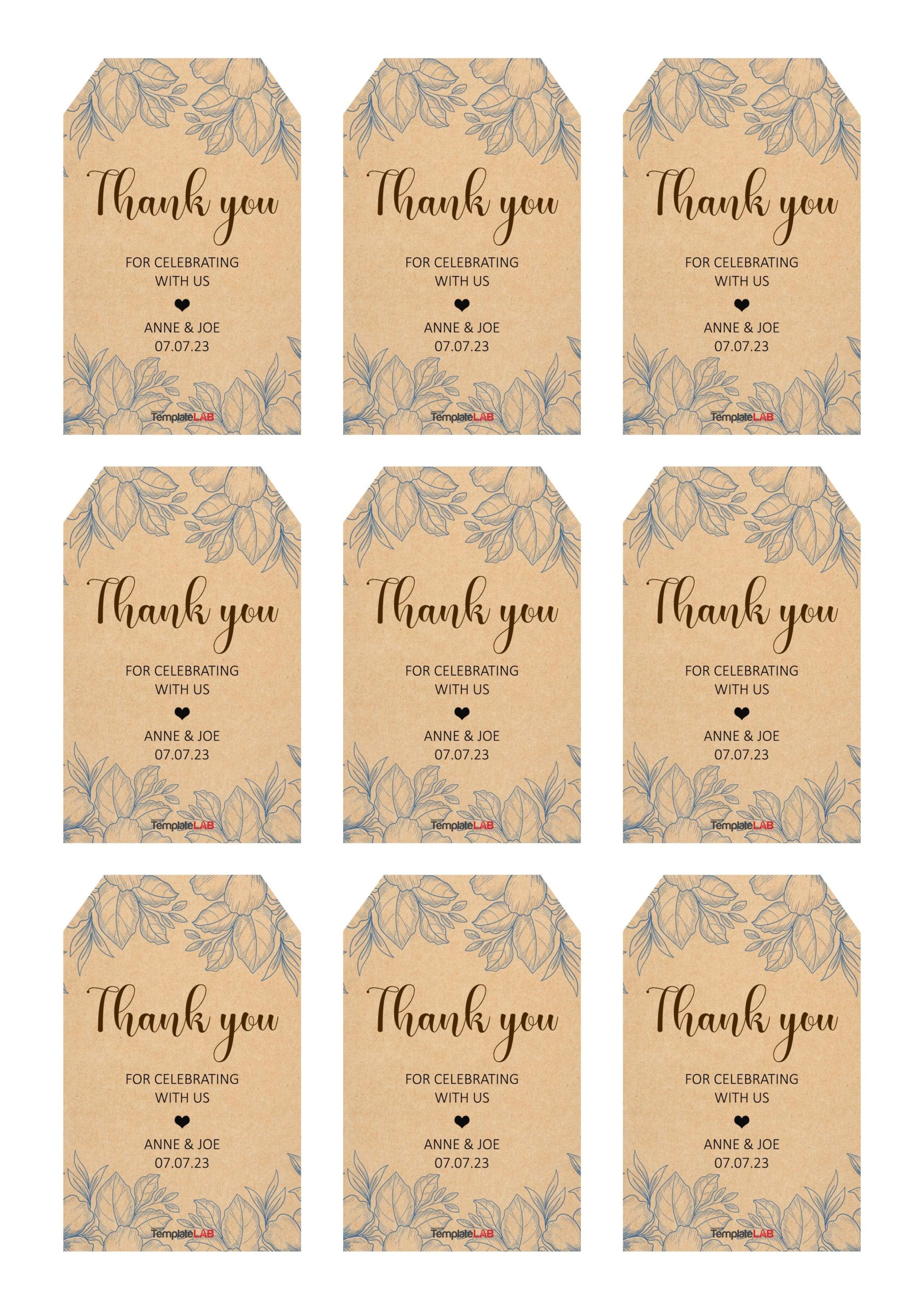 Gift Tags Templates Printable Free