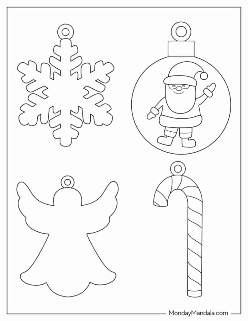 Free Printable Christmas Shapes Templates Free Printable Christmas Shapes Templates