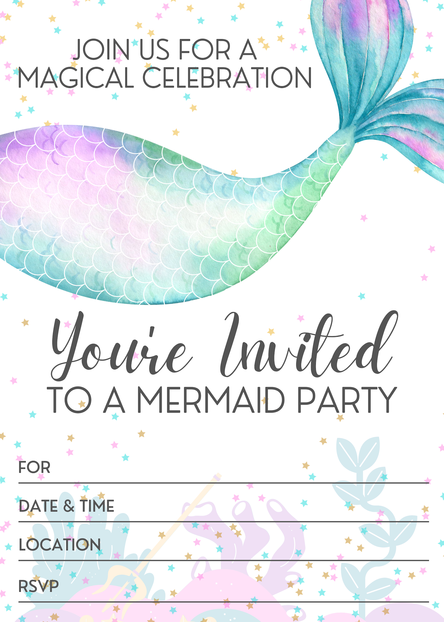 22 Fun Mermaid Themed Party Ideas Invitations Decorations Worksheets Library 22 Fun Mermaid Themed Party Ideas Invitations Decorations Worksheets Library