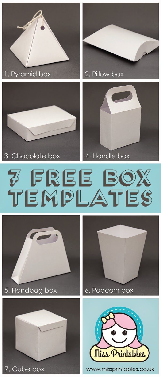 Free Printable Gift Box Templates