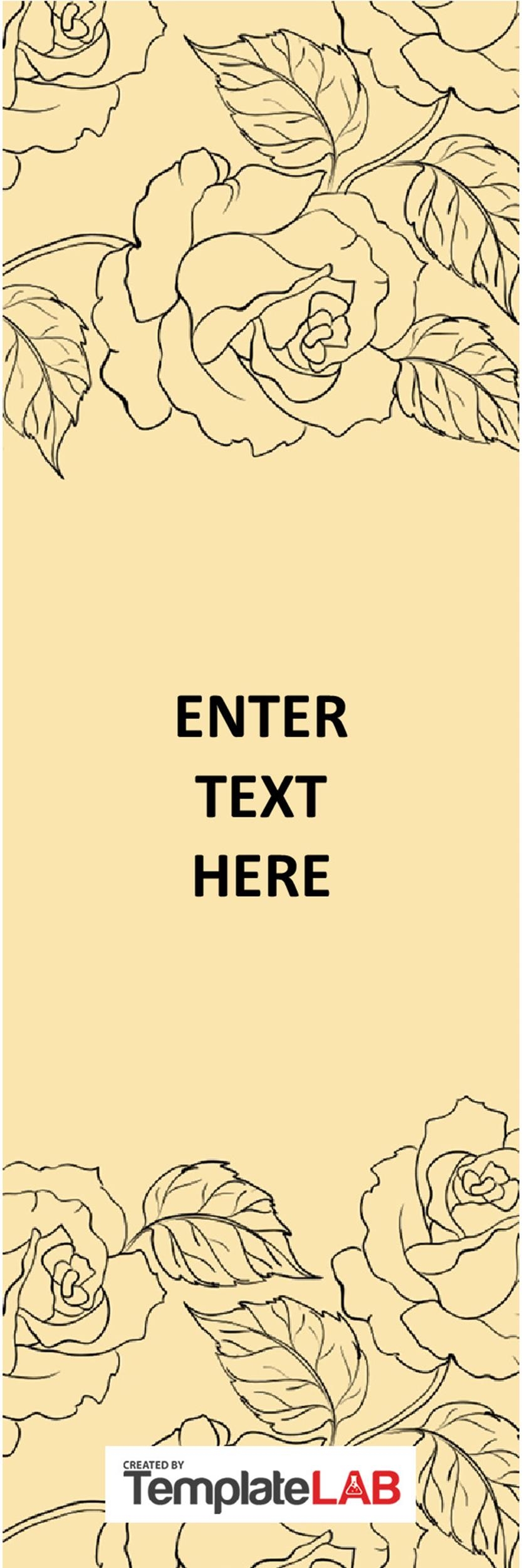 Free Editable Printable Bookmark Templates Free Editable Printable Bookmark Templates