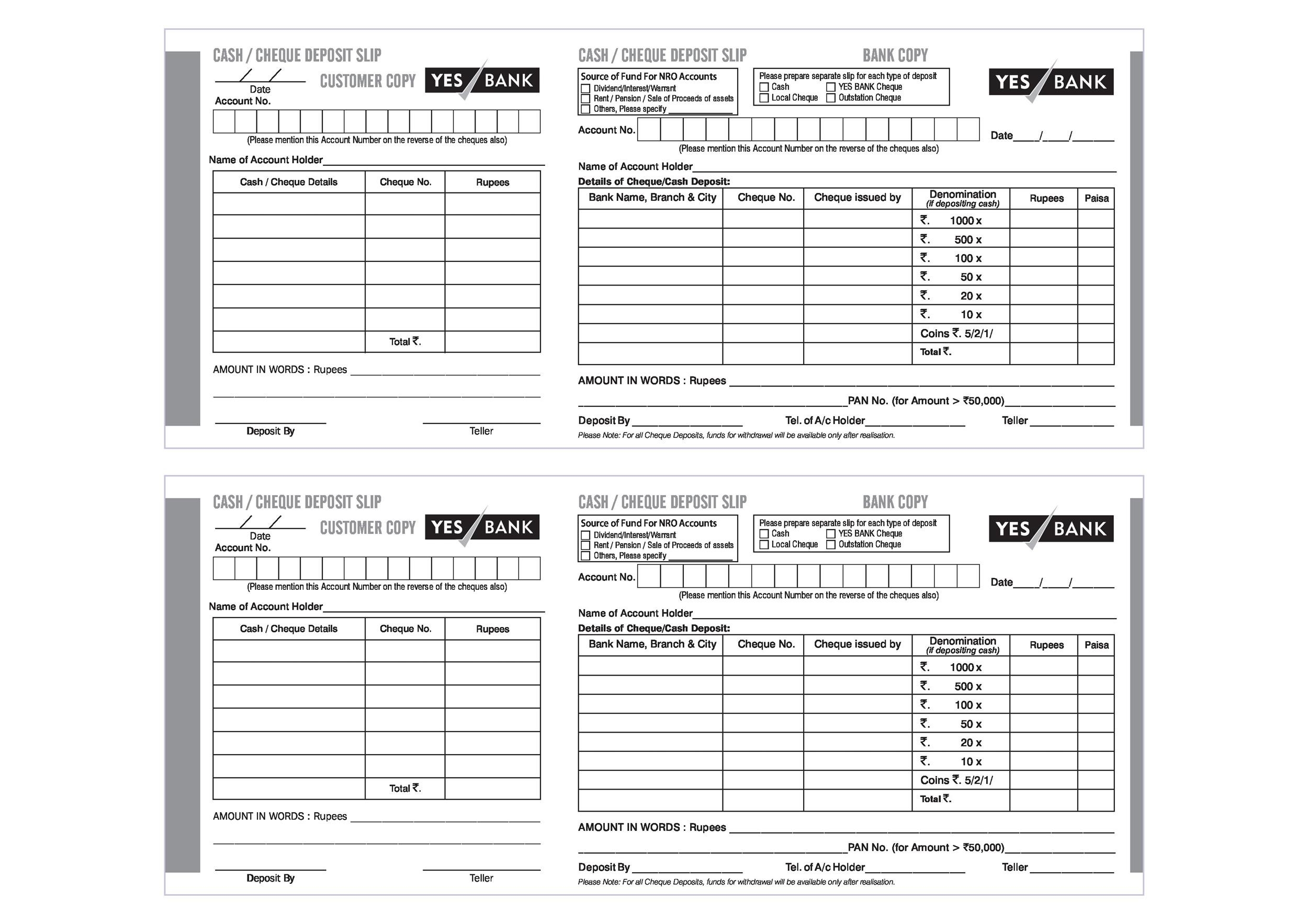 37 Bank Deposit Slip Templates Examples TemplateLab 37 Bank Deposit Slip Templates Examples TemplateLab
