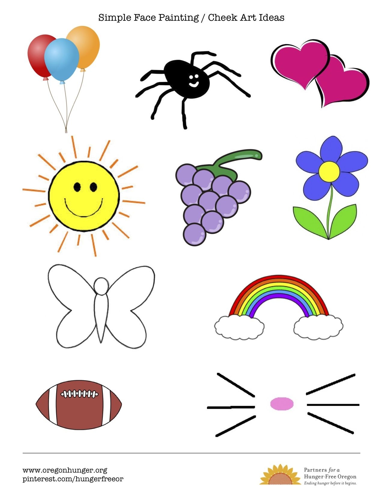 Face Painting Templates Free Printable