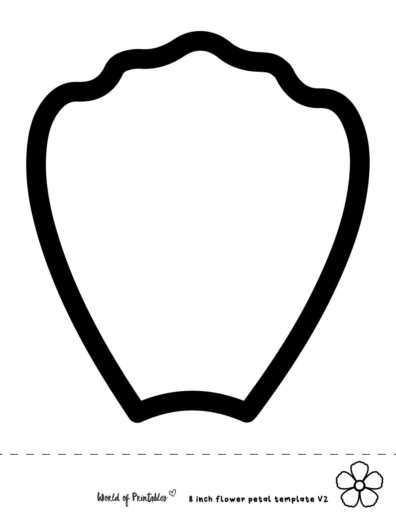 Free Printable Flower Petal Templates