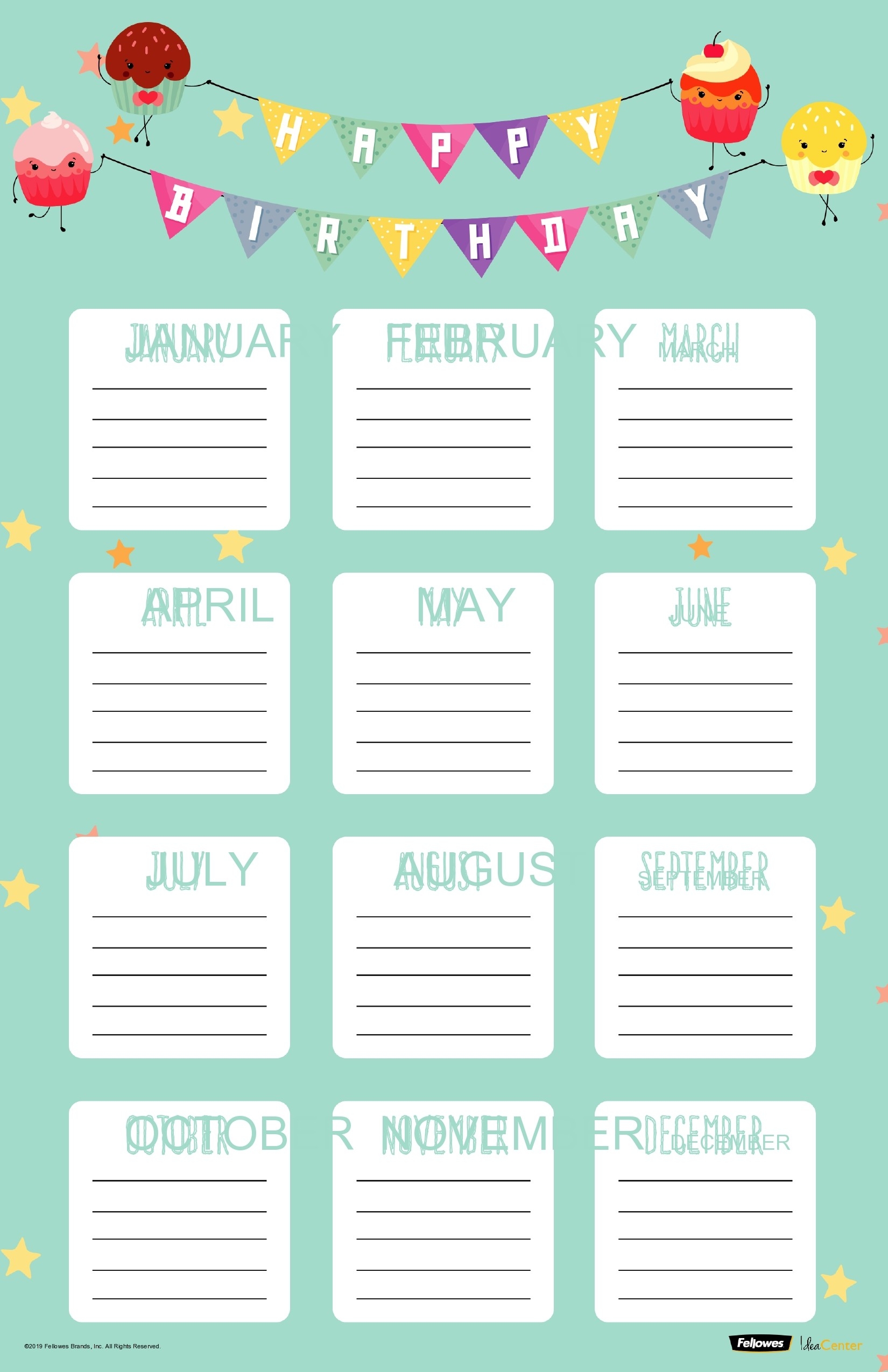 43 Editable Birthday Calendar Templates 100 Free 43 Editable Birthday Calendar Templates 100 Free