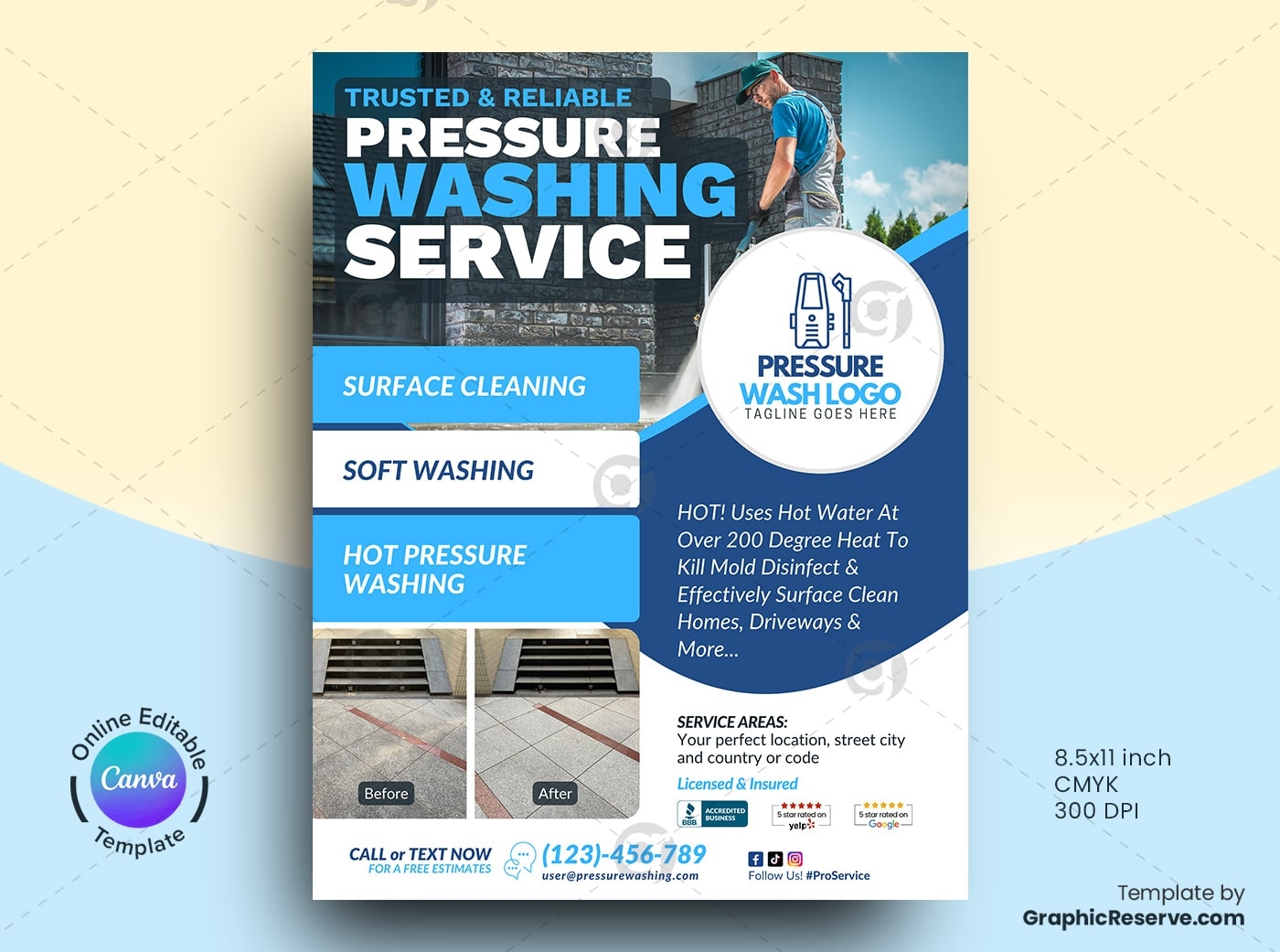 Free Printable Pressure Washing Flyer Template Free Printable Pressure Washing Flyer Template