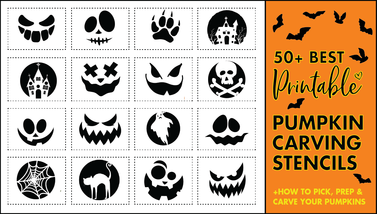 Pumpkin Carving Templates Printable Free