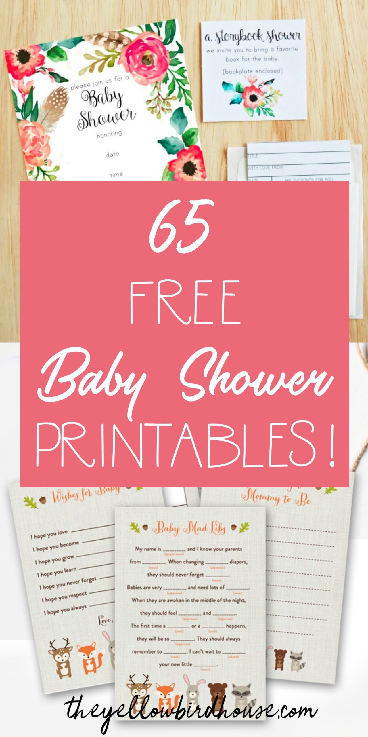 65 Free Baby Shower Printables For An Adorable Party 65 Free Baby Shower Printables For An Adorable Party