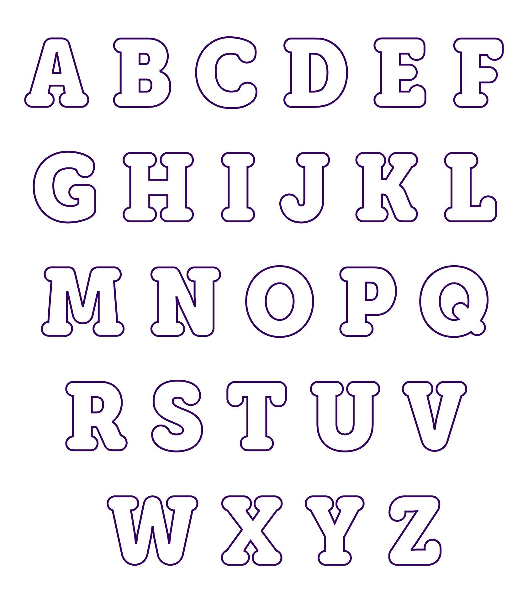 Alphabet Applique Patterns 10 Free PDF Printables Printablee Alphabet Applique Patterns 10 Free PDF Printables Printablee