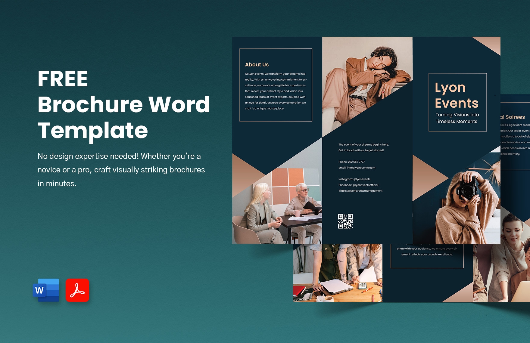 Brochure Word Template In Word PDF InDesign Download Template