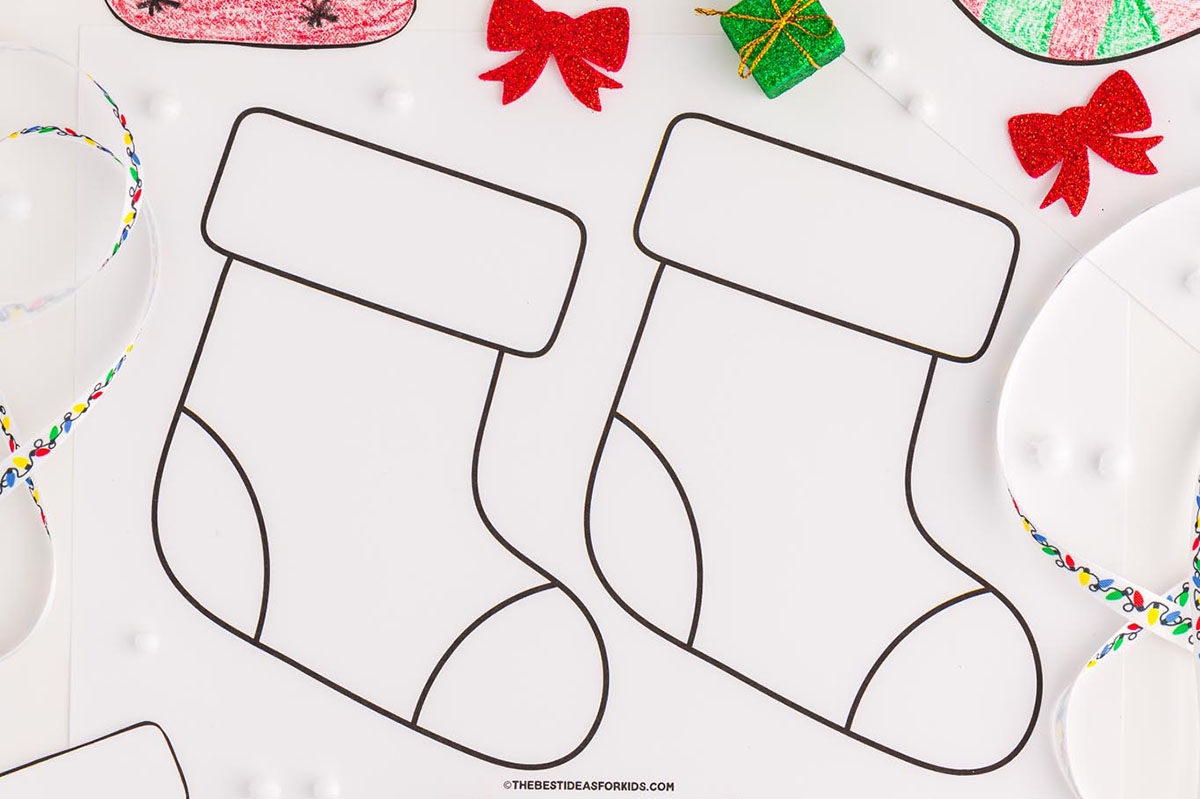 Free Printable Christmas Stocking Template