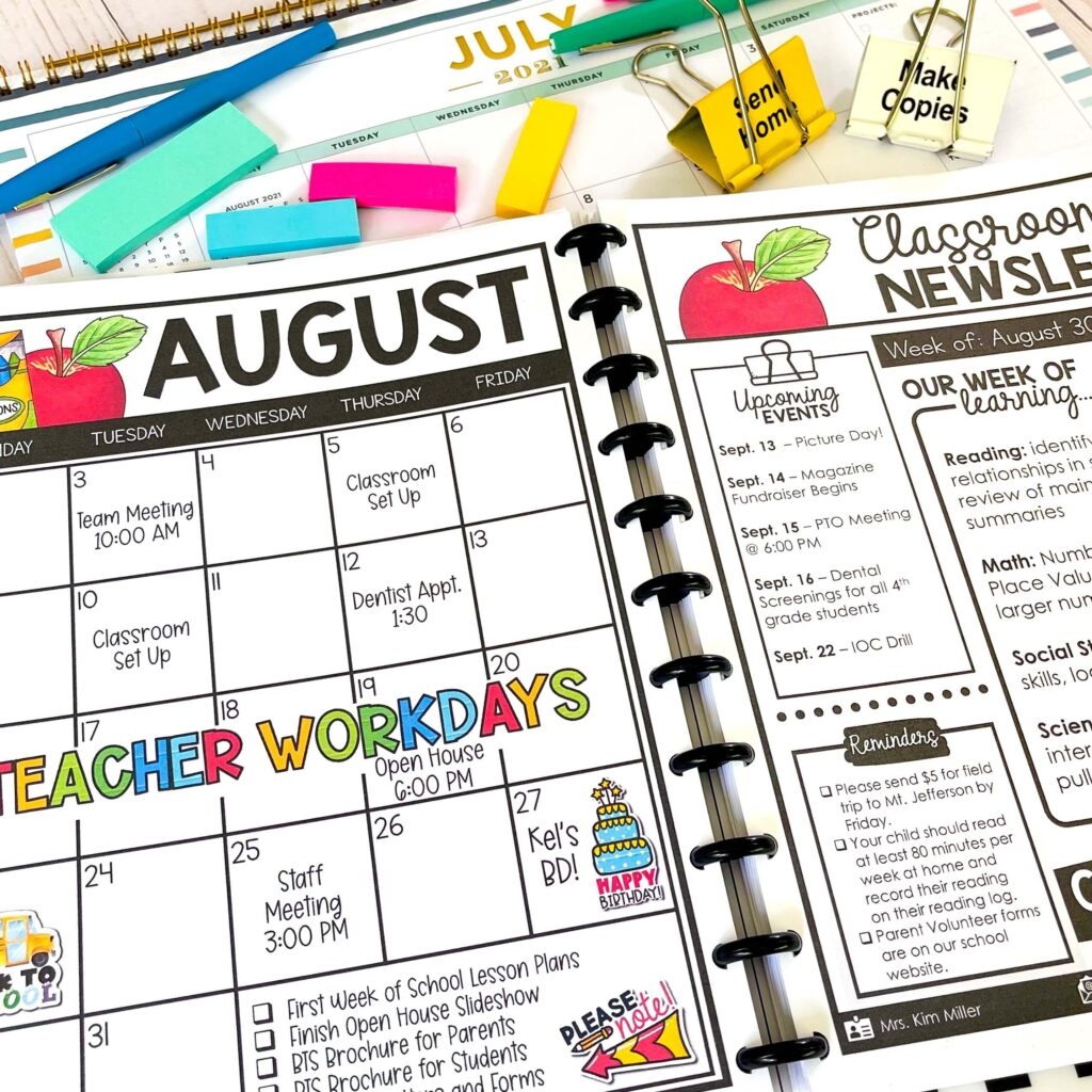 Free Printable Classroom Calendar Templates Free Printable Classroom Calendar Templates