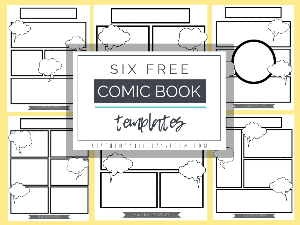 Comic Book Templates Free Printable Pages The Kitchen Table Classroom Comic Book Templates Free Printable Pages The Kitchen Table Classroom