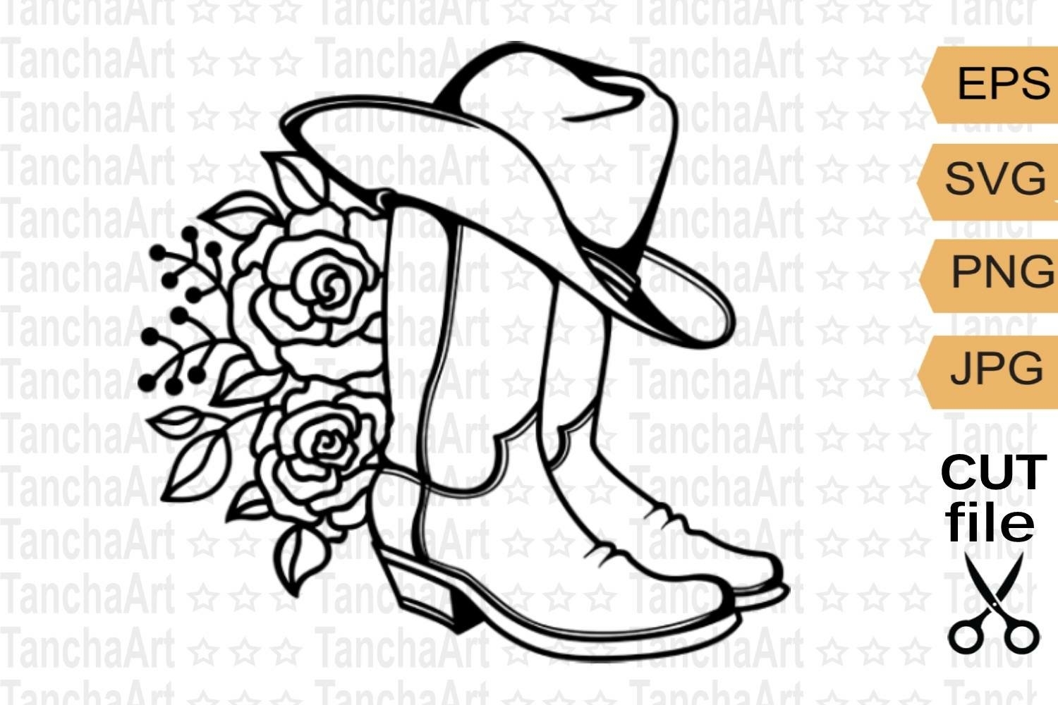 Free Printable Cowboy Boot Templates