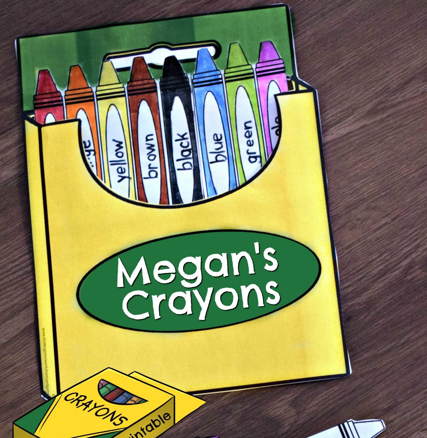 Crayon Colors Printable Crafts For Kids Crayon Colors Printable Crafts For Kids