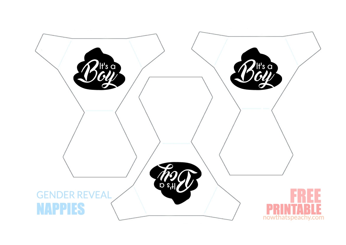 Free Printable Baby Diaper Template