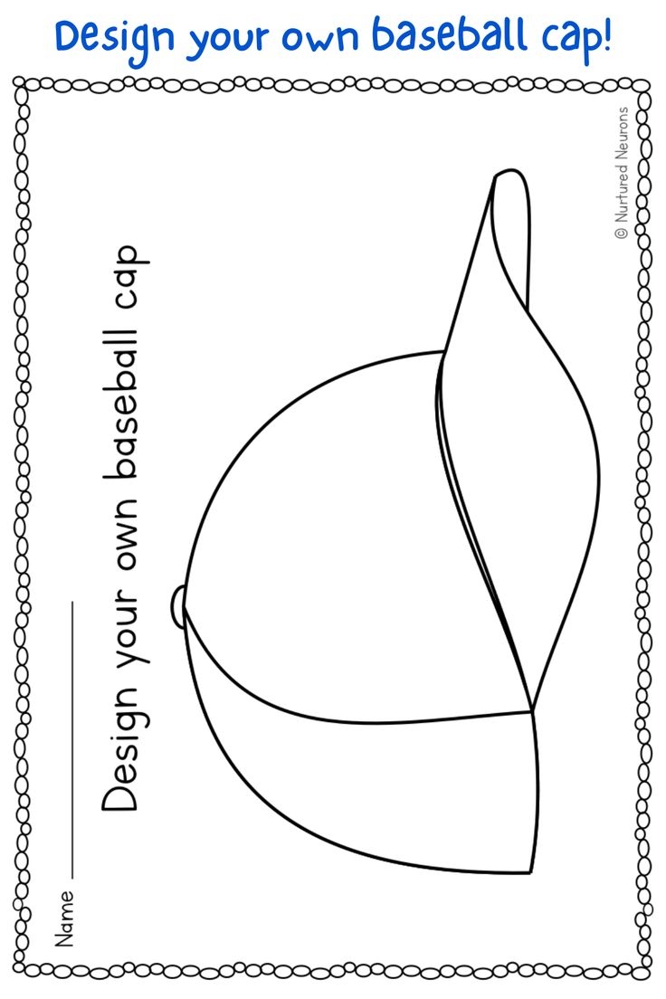 Design You Own Baseball Cap Printable Summer Hat Template Nurtured Neurons Design You Own Baseball Cap Printable Summer Hat Template Nurtured Neurons
