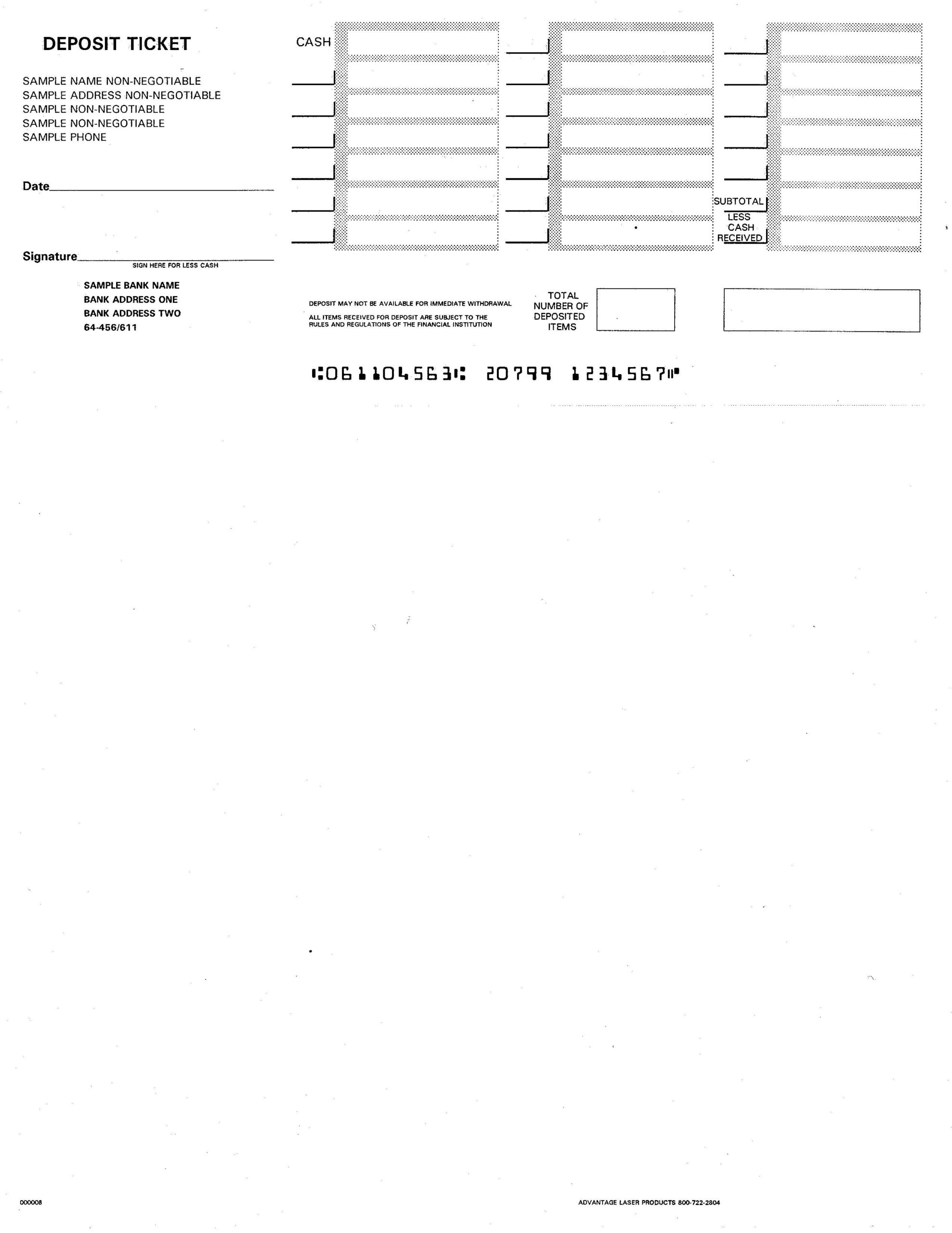 Discount Printable Deposit Slips For QuickBooks BIG SALE On Printable Deposit Slips For QuickBooks At Advantage Laser Discount Printable Deposit Slips For QuickBooks BIG SALE On Printable Deposit Slips For QuickBooks At Advantage Laser