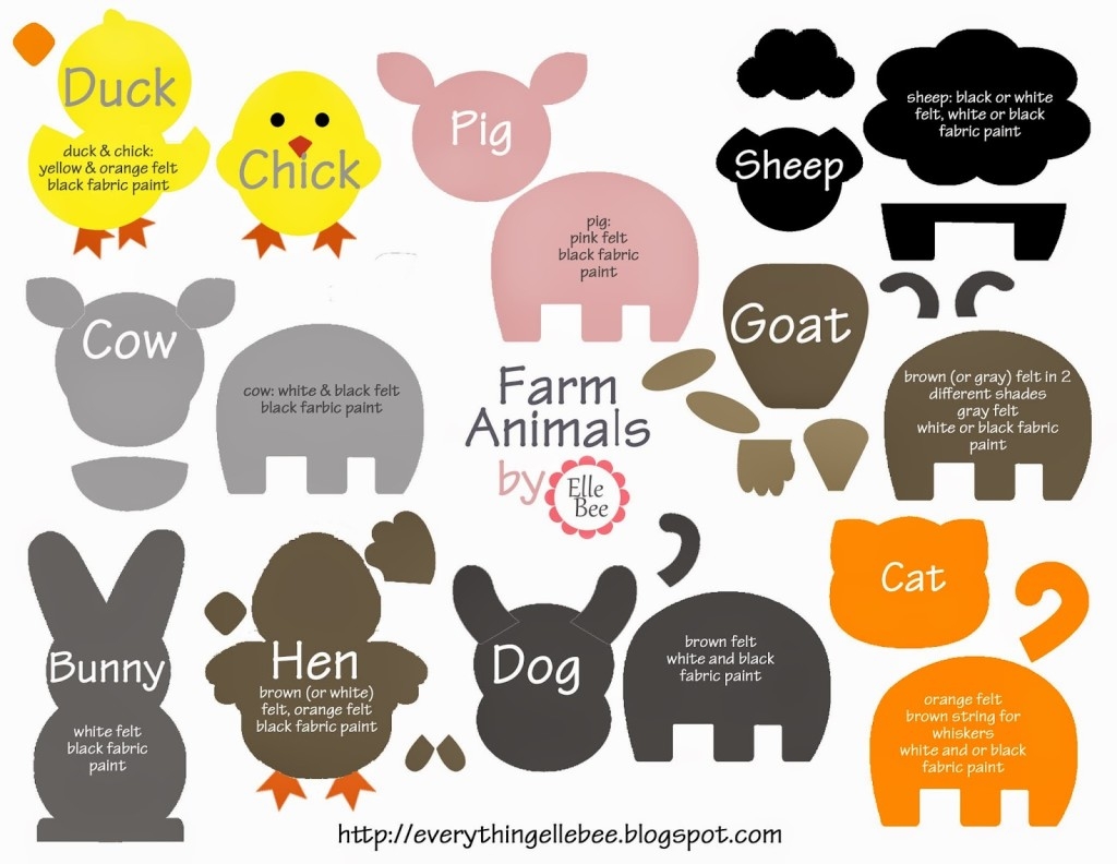DIY FELT BOARD FELT FARM ANIMALS The Love Notes Blog DIY FELT BOARD FELT FARM ANIMALS The Love Notes Blog