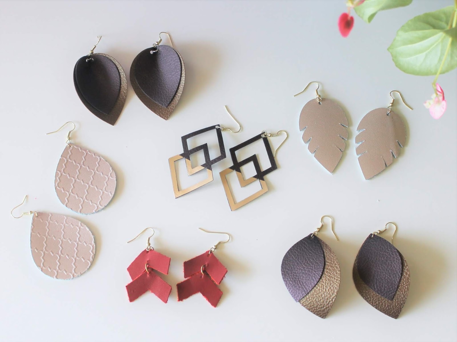 Free Printable Leather Earring Template