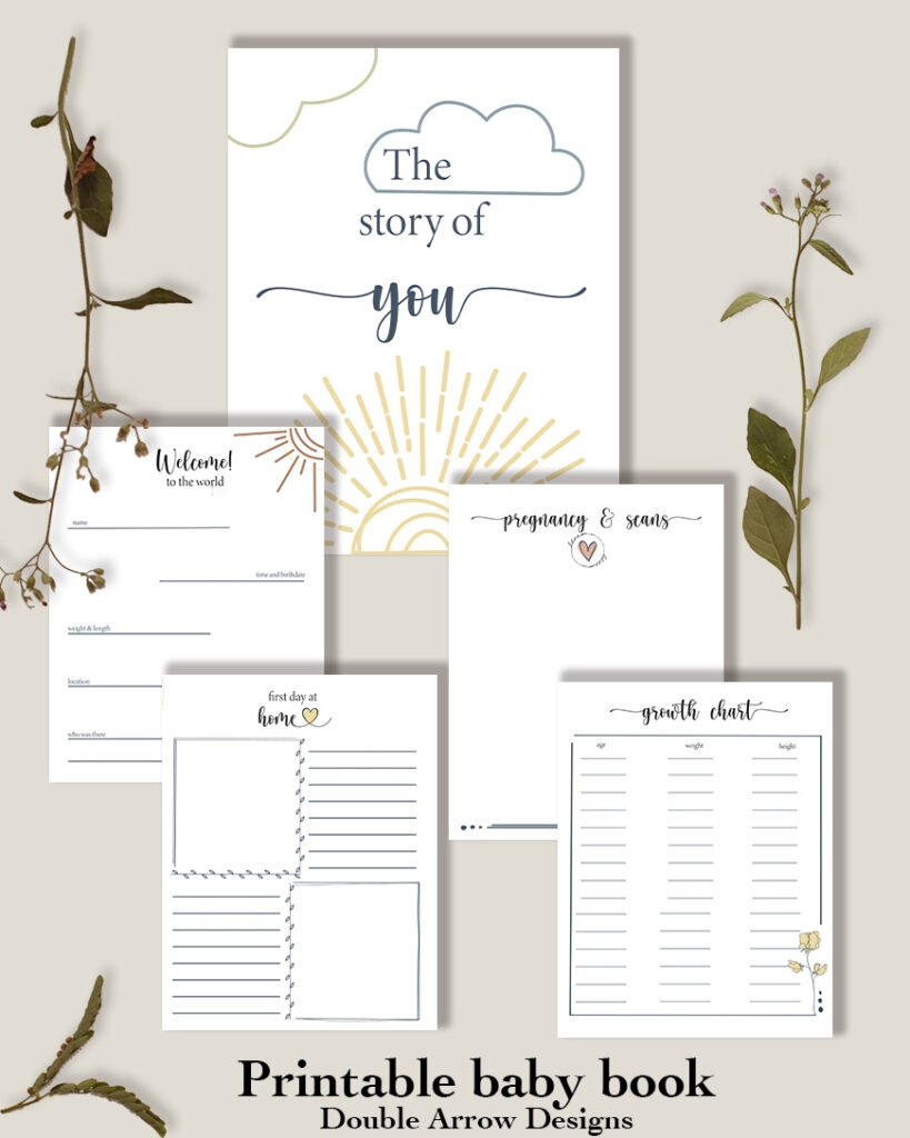 Free Printable Template For Baby Book