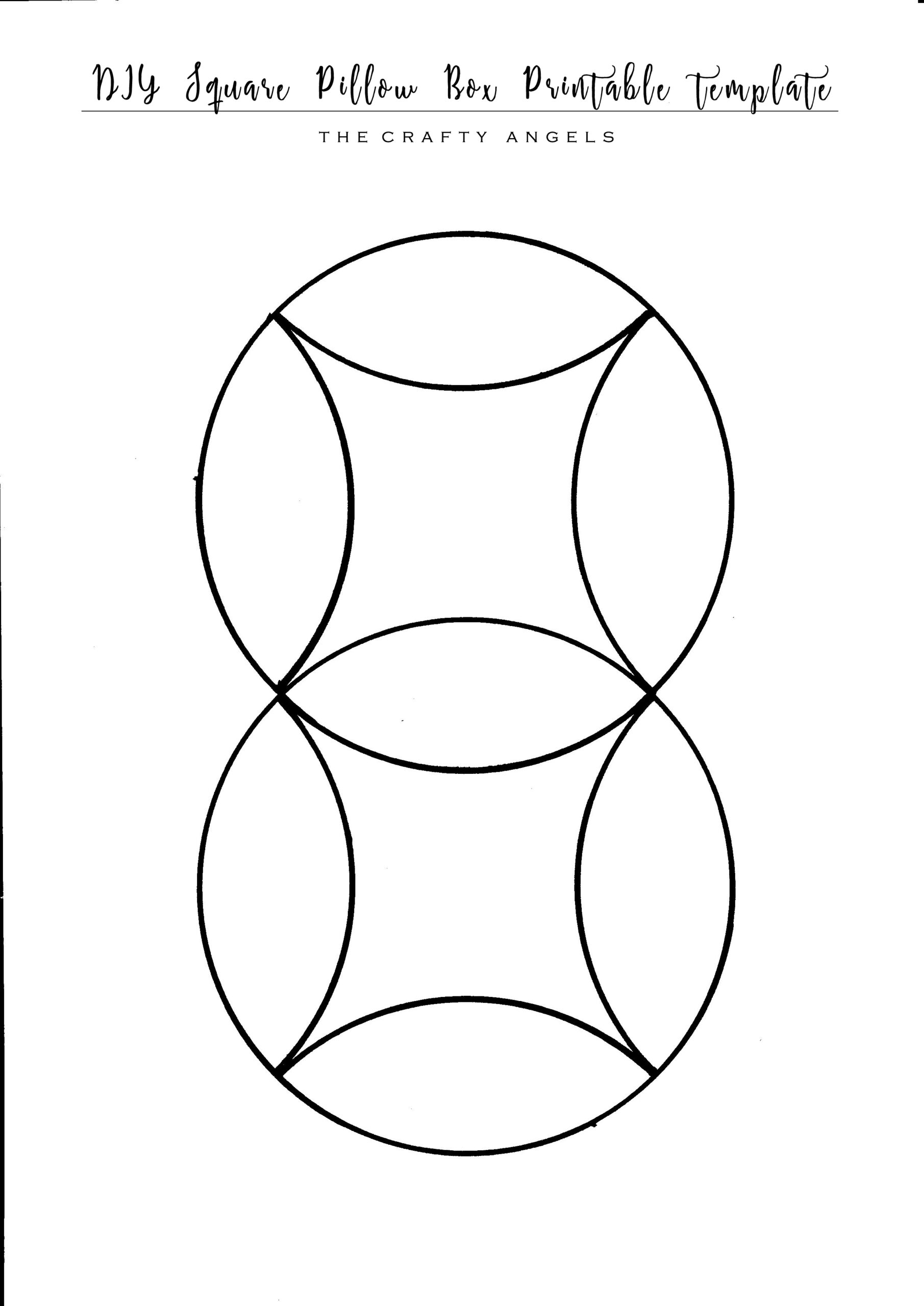 Free Printable Pillow Box Template