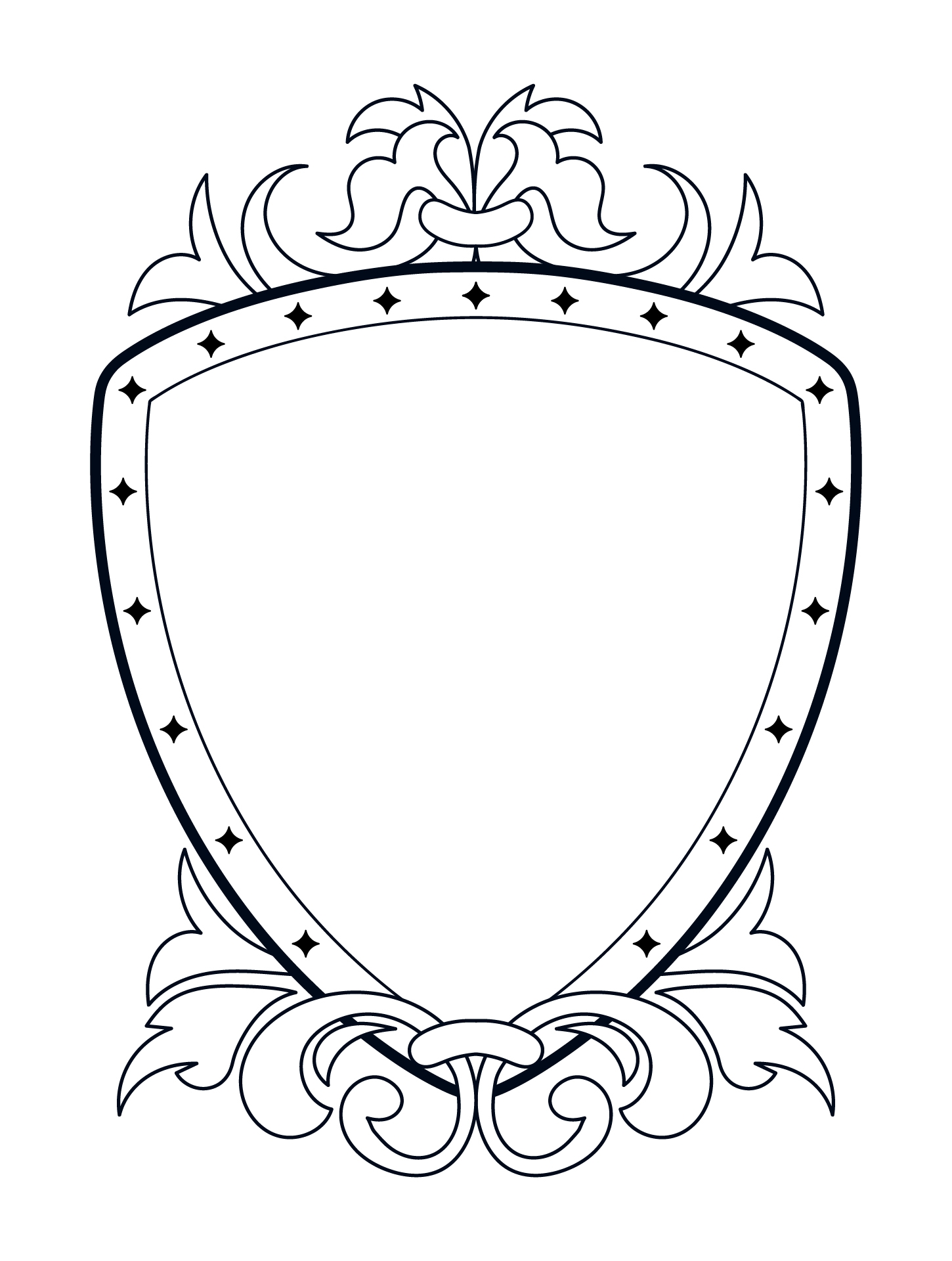 Free Printable Family Crest Template