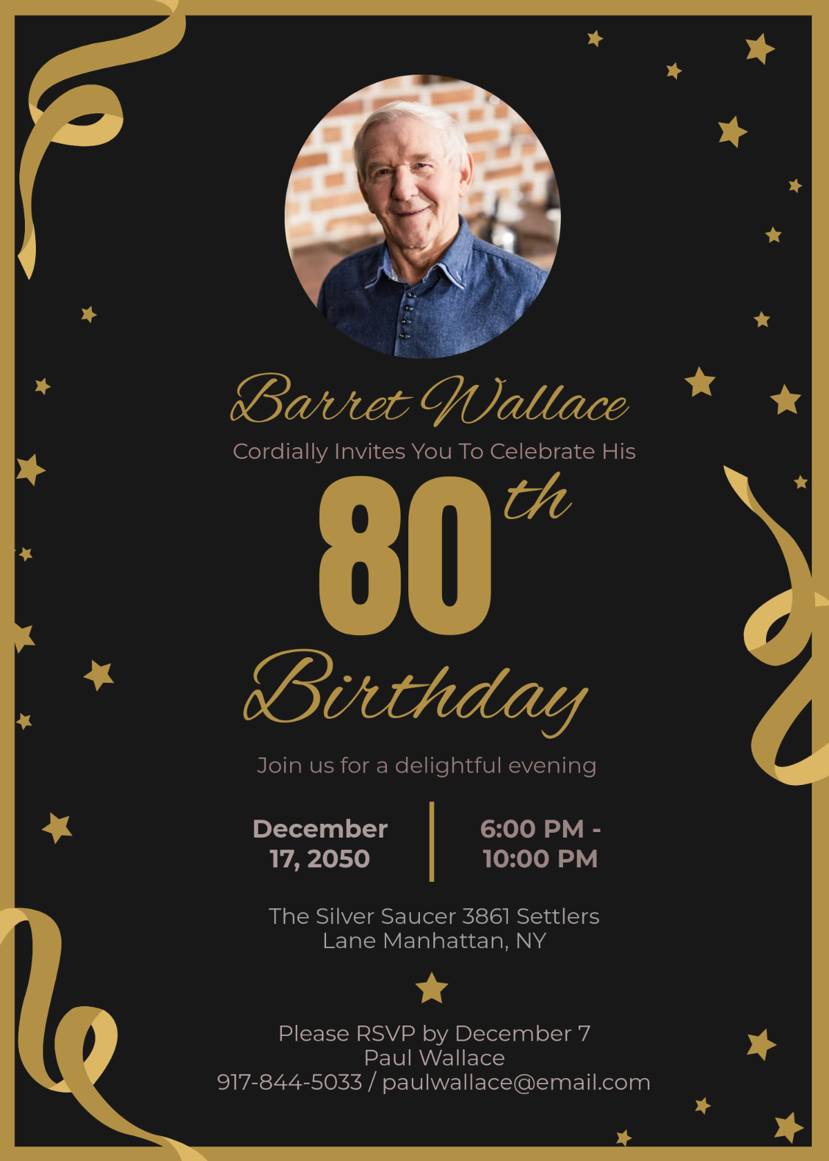 80th Birthday Invitation Templates Free Printable 80th Birthday Invitation Templates Free Printable