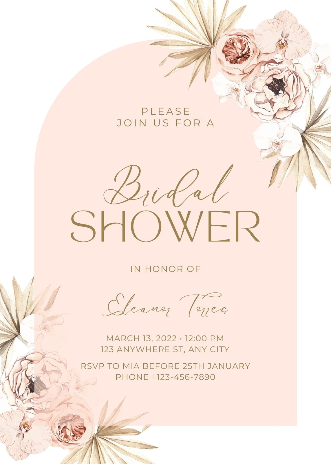 Free Printable Bridal Shower Invitations Templates Free Printable Bridal Shower Invitations Templates