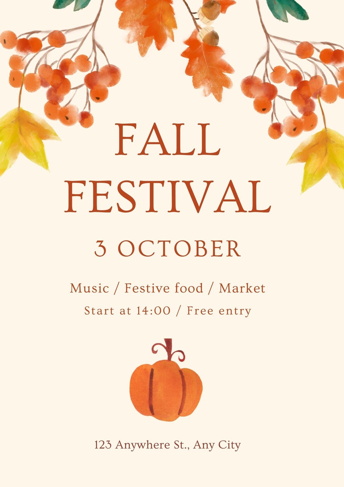 Free Printable Fall Festival Flyer Templates Free Printable Fall Festival Flyer Templates