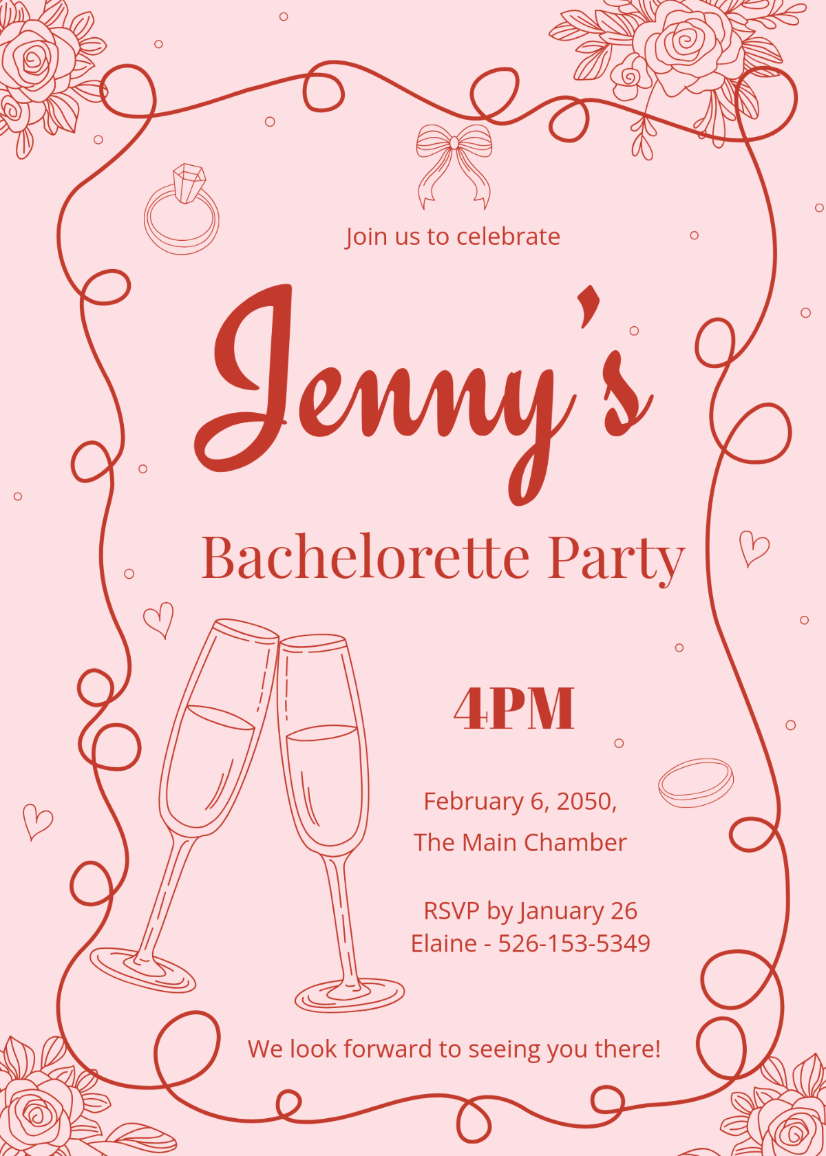 Free Bachelorette Invitation Templates Editable And Printable Free Bachelorette Invitation Templates Editable And Printable
