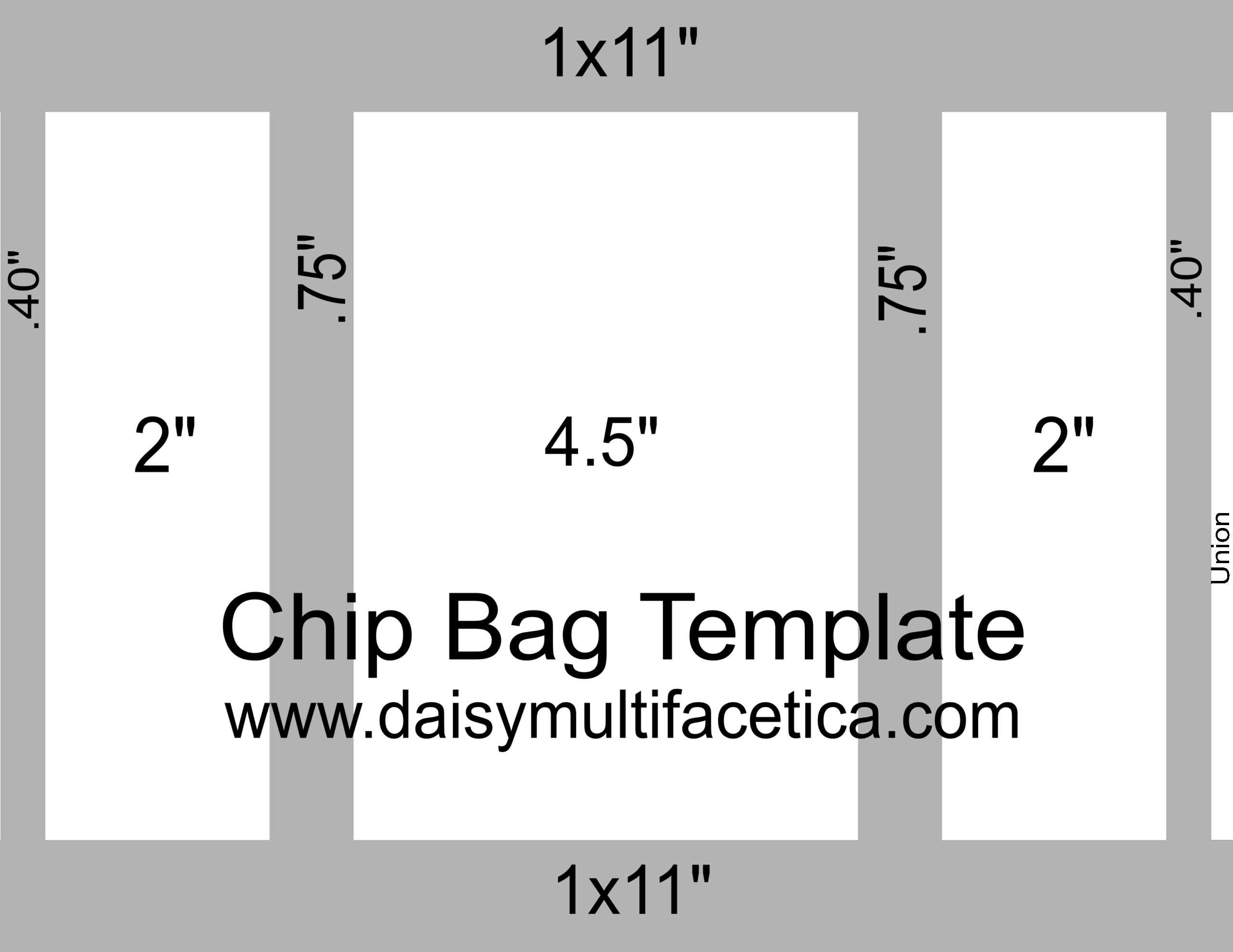FREE Chip Bag Templates All Occasion Chip Bags Daisy Multifac tica FREE Chip Bag Templates All Occasion Chip Bags Daisy Multifac tica