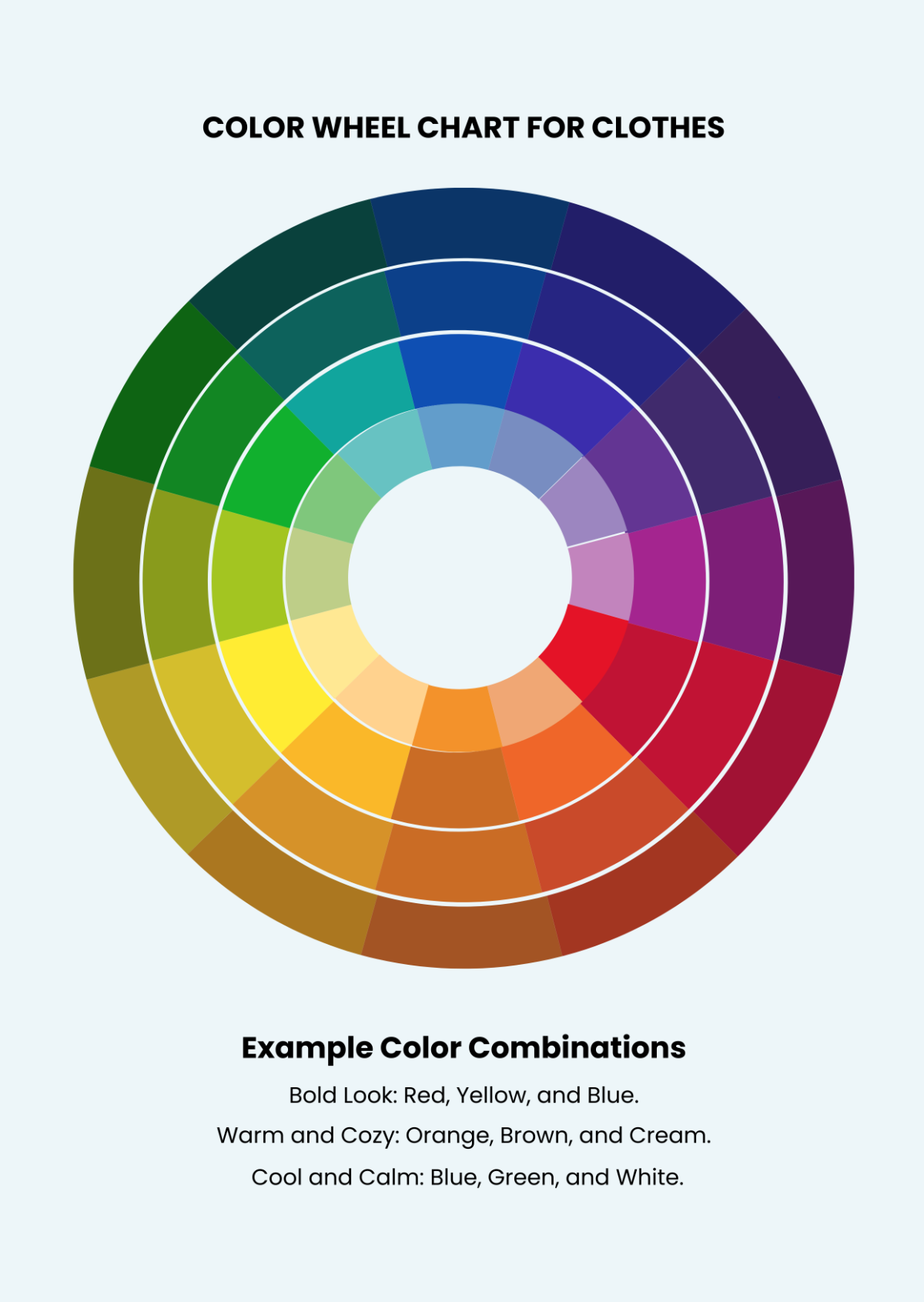 Free Printable Color Wheel Template Free Printable Color Wheel Template